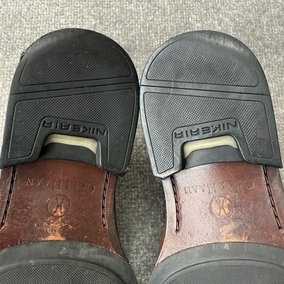 Cole Haan Shoes Mens Size 9.5 Brown Oxford Dress Air Apron Toe Leather